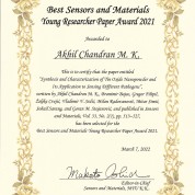 Certificate Akhil Chandran